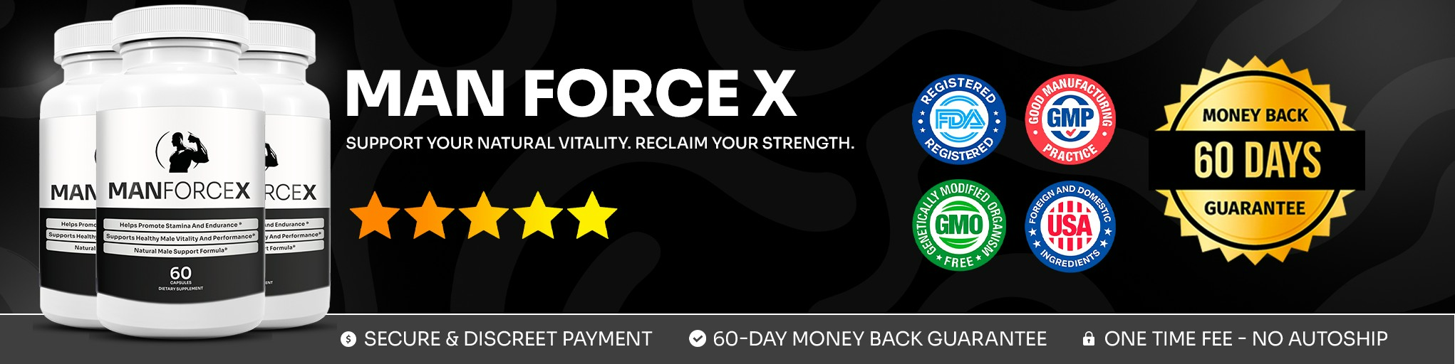 ManForceX — Daily Male Vitality Support