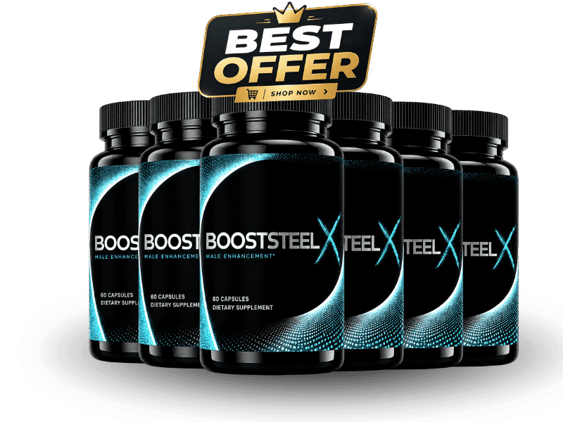BoostSteelX Gummies product bottles