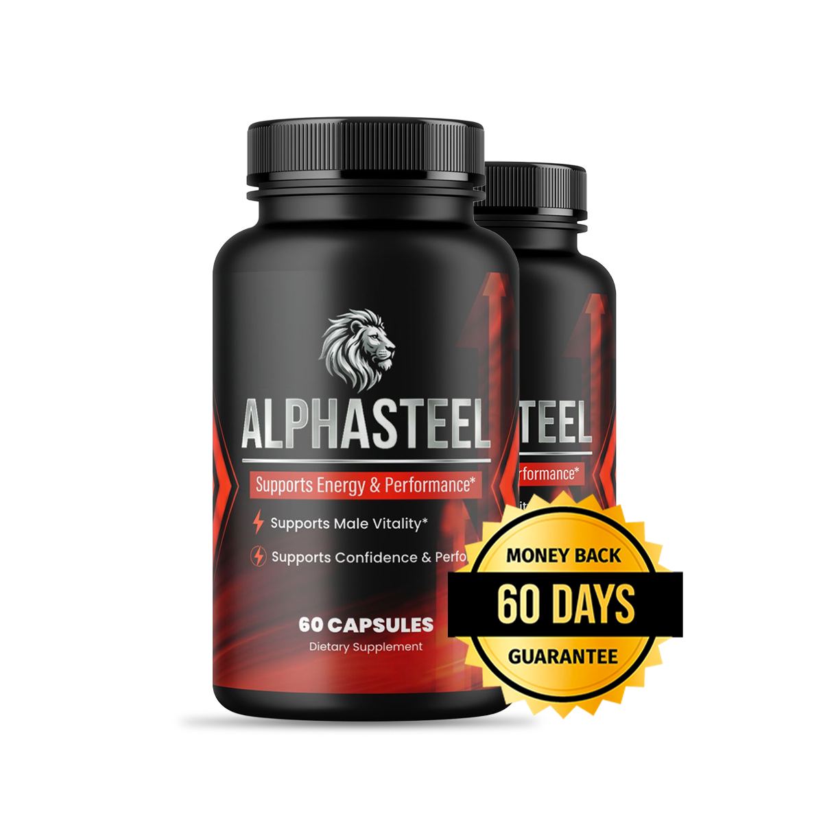 AlphaSteel two-bottle package